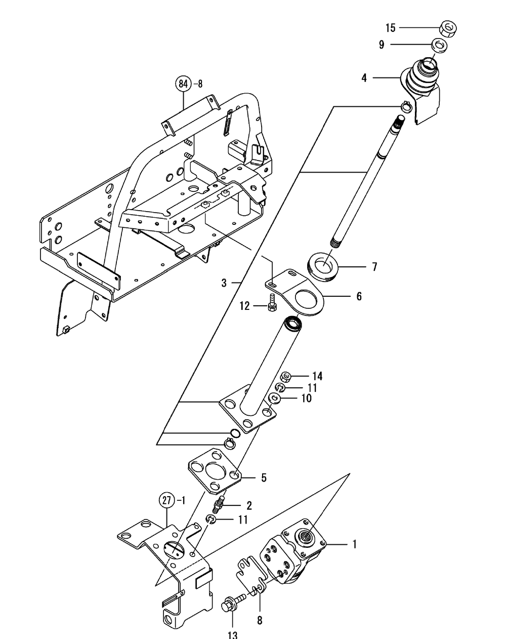 Pst Valve Diagram and Parts List for SX3100 54ALB4S727-54ALB4SW727-54ALB4SX727-54ALB4SY727-54ALB4SZ727-54AMB4S727-54AMB4SW727-54AMB4SX727-54AMB4SY727-54AMB4SZ727 Cub Cadet Lawn Tractor
